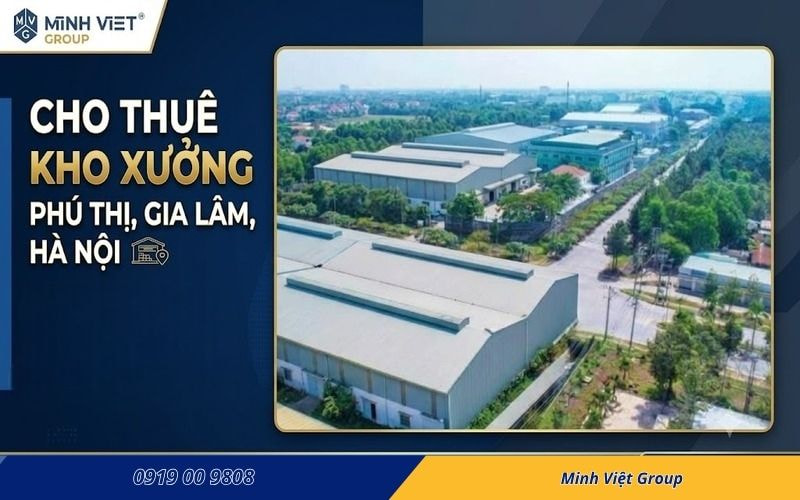 Cho Thuê Kho Xưởng Phú Thị, Gia Lâm, Hà Nội Giá Tốt